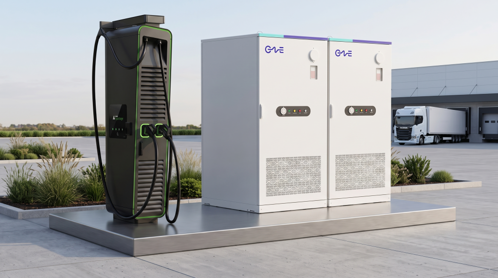 Plug & Drive Fixe - Borne Alpitronic & Batteries CNTE/CATL