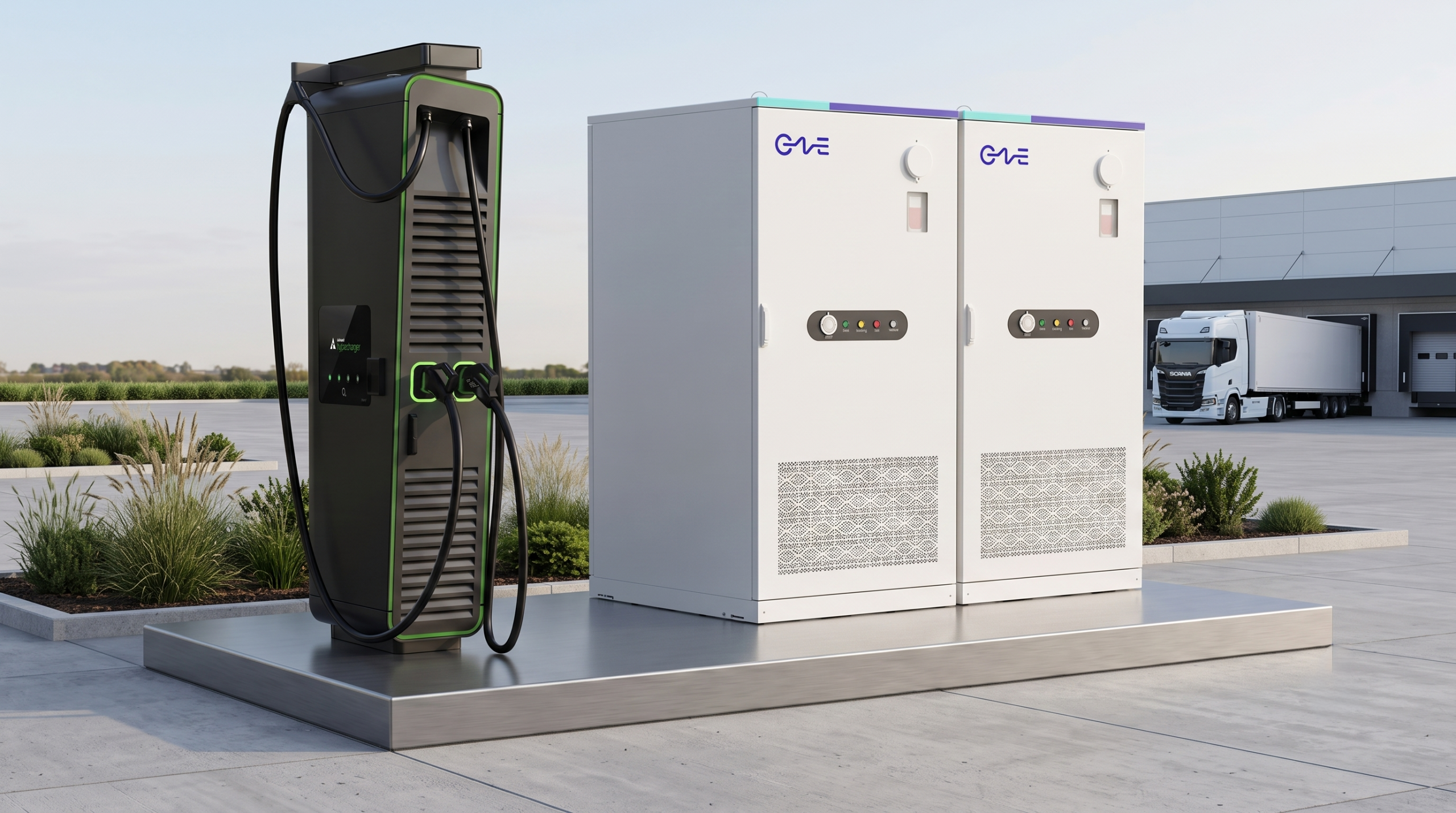Plug & Drive Fixe - Borne Alpitronic & Batteries CNTE/CATL